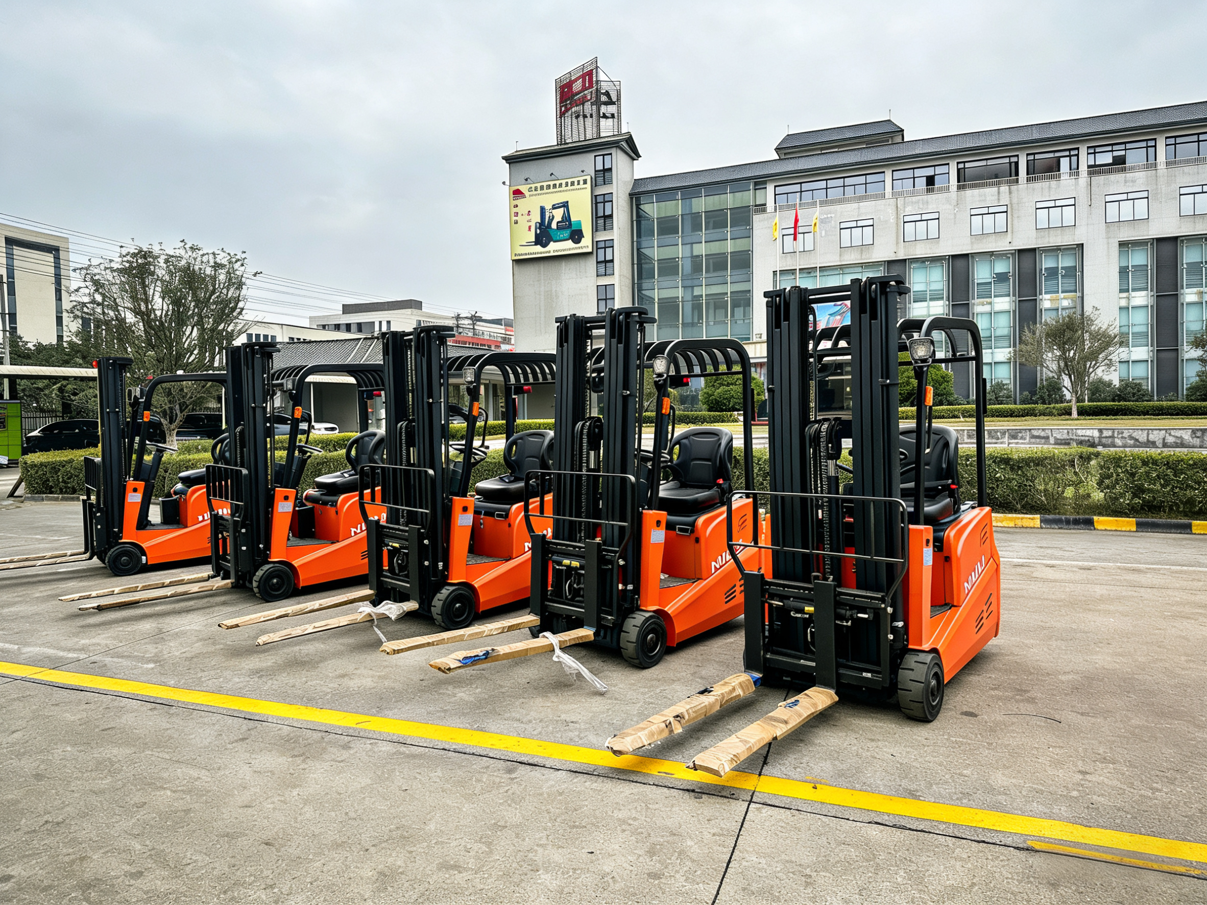 What are the advantages of three-wheel forklifts?